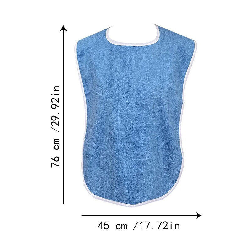 4pcs Bibs for adults woman men eating bibs aprons long for the elderly seniors