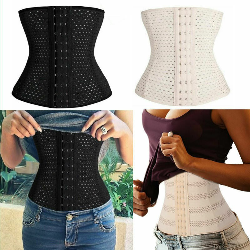 WAIST TRAINER CORSET Breathable Tummy Girdle Belt Sport Body Shaper Control Band