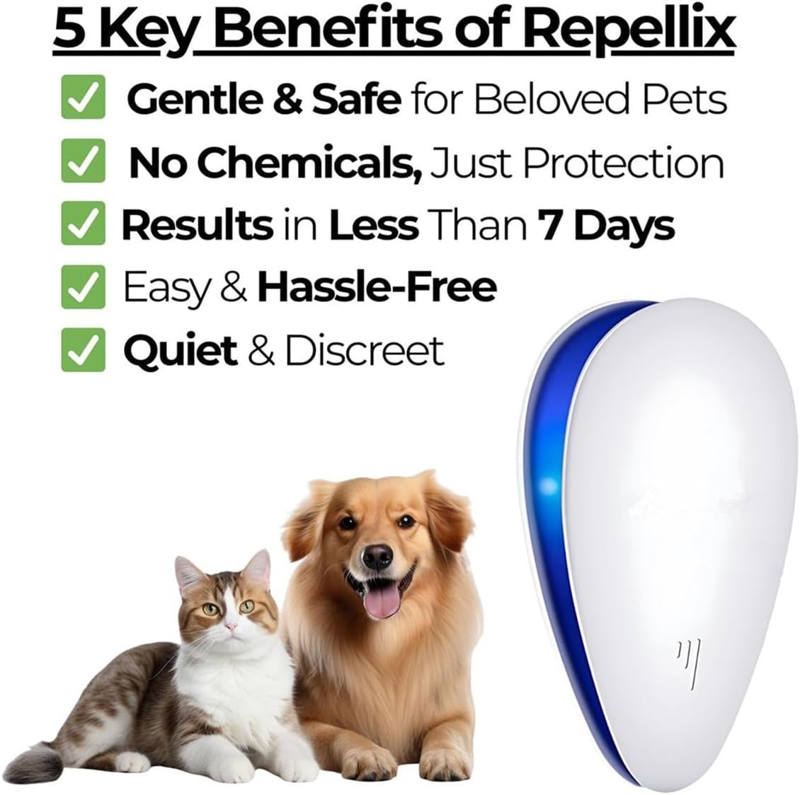 Pest Reject Ultrasonic Repeller Electronic Mice Killer Control Rat Repellent Bug