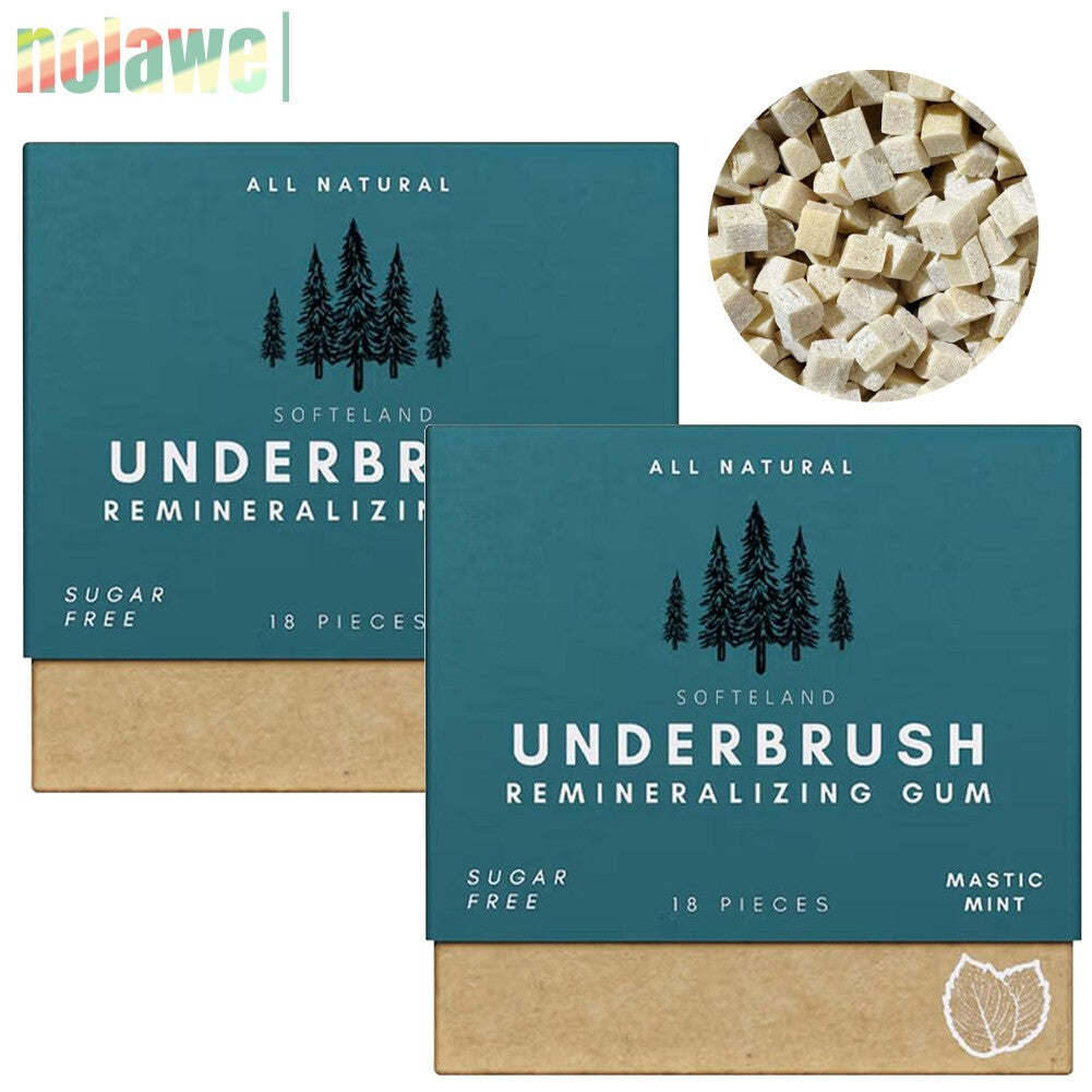3 Pack MASTIC MINT Remineralizing Chewing Gum with Nano-Hydroxyapatite Organic
