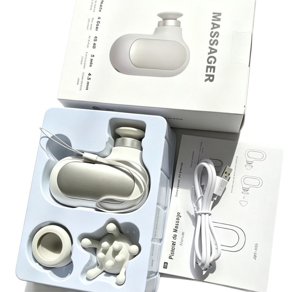 Pocket Size Fascia Gun, Multi Speed Deep Muscle Massager for Neck Shoulder Leg