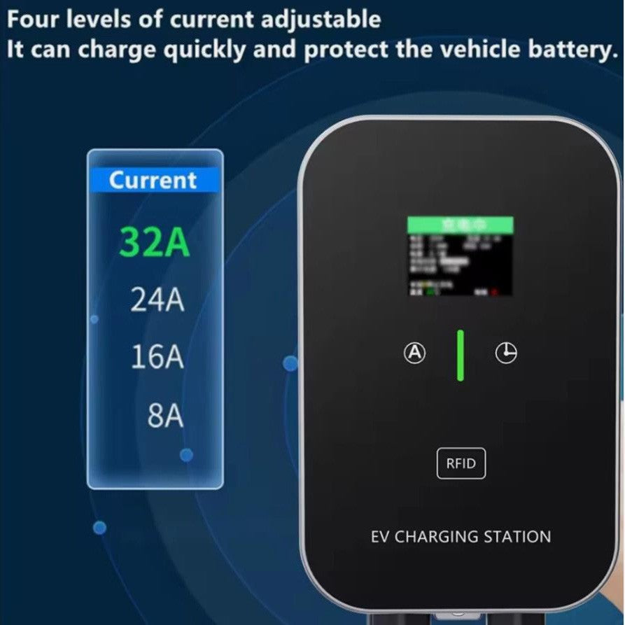 32A 7KW EV Charger Type 2 Electric Car Charging Station With 5M Cable UK