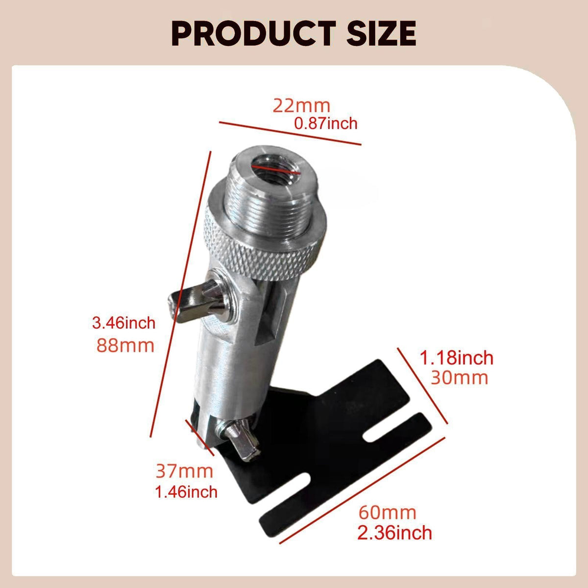 Kick Drum Mic Mount  Drum Mount Portable Instrument Accessories Versatile