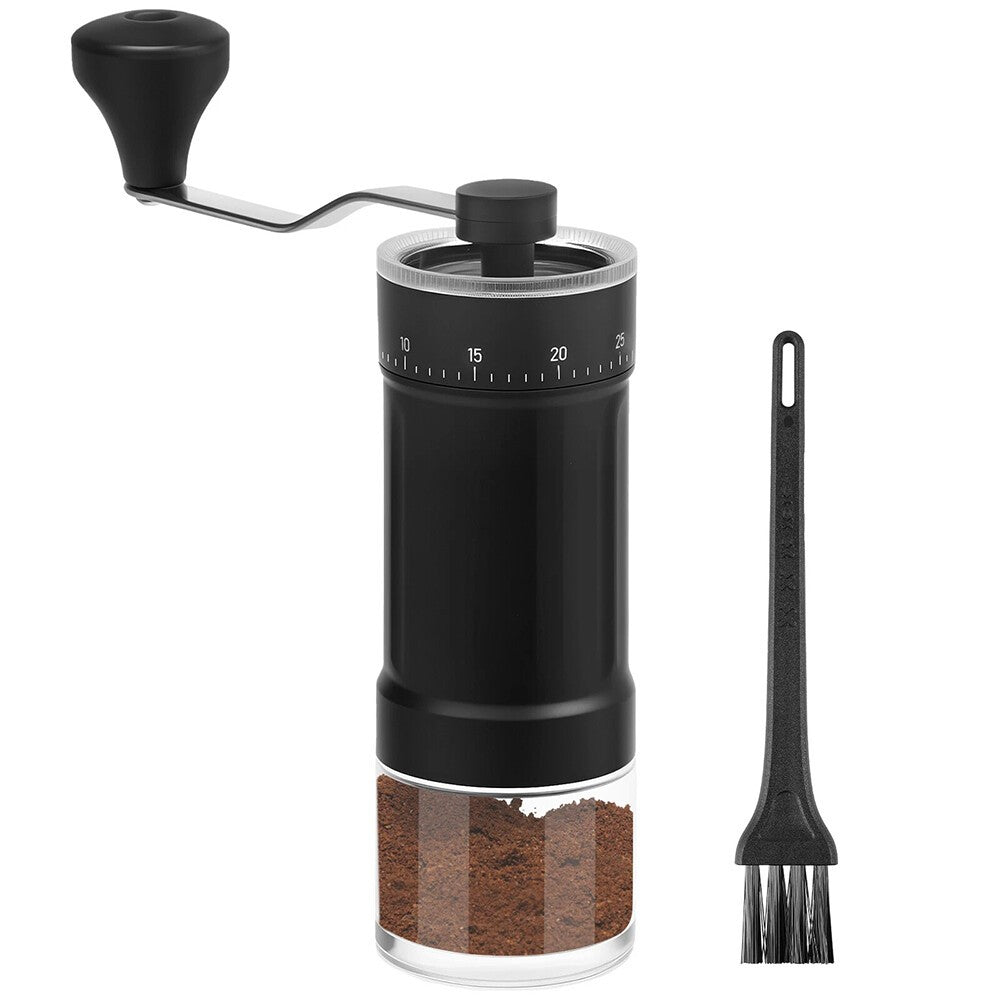 Manual Coffee Bean Grinder Hand Mill 40-Grade Adjustable Ceramic Burr Grinders