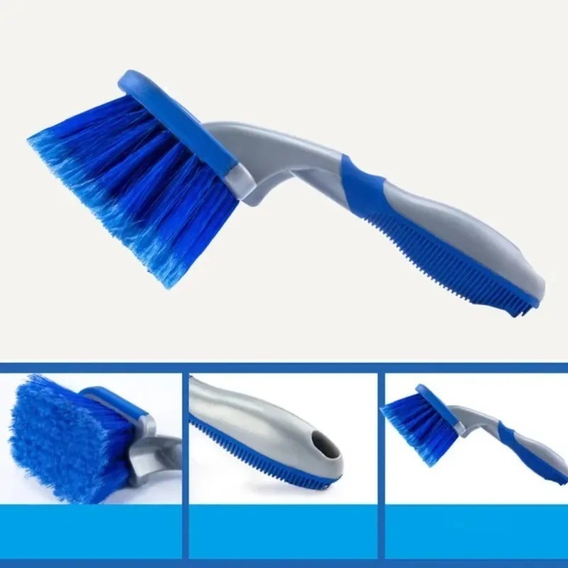 3Pcs Bristle Cleaner Car Alloy Wheel Cleaning Brush Tool Tire Washing Clean Soft