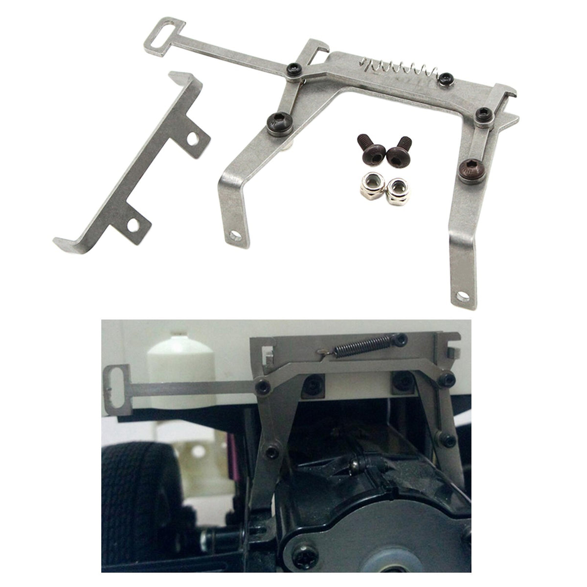 Metal Front Buckle for Tamiya 1/14 RC Tractor Truck Upgrade Accessories