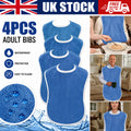 4pcs Bibs for adults woman men eating bibs aprons long for the elderly seniors
