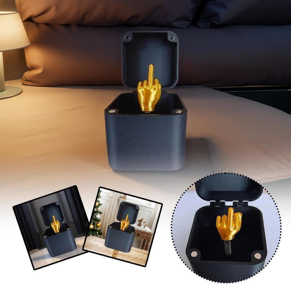Fkn Box Fknbox with Fknfinger Annoying Gift Box with Screws HOT U