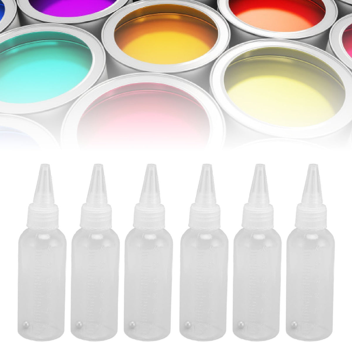 Airbrush Paint Jar Airbrush Paint Bottle With Ball 10pcs 60ml With Ball For