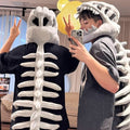 Large Size Huge Dinosaur Skeleton Plush Toys Sleeping Cushion Anime Game Gift