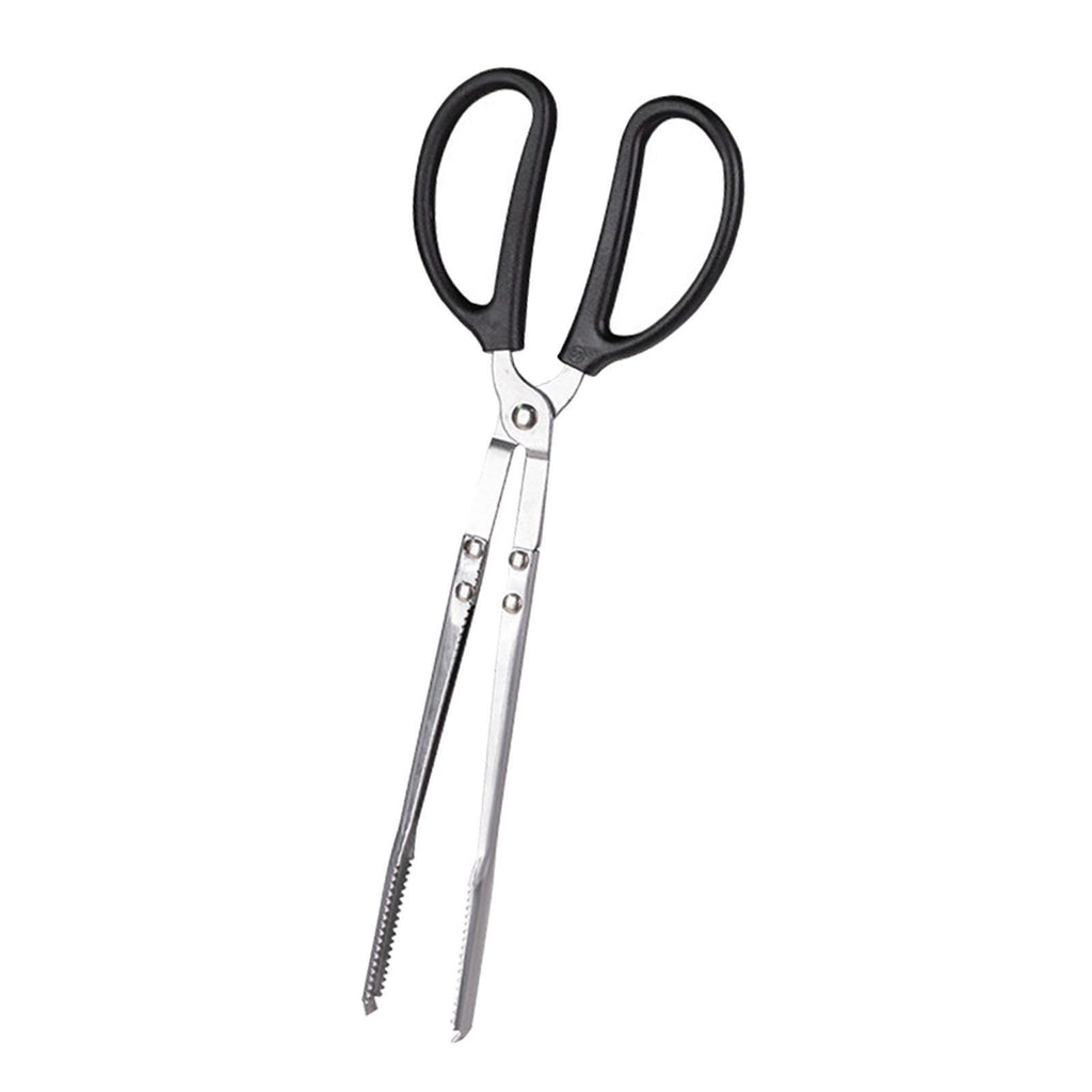 Charcoal Pick up Tool Stainless Steel Scissors Tongs for Picnic Barbecue BBQ