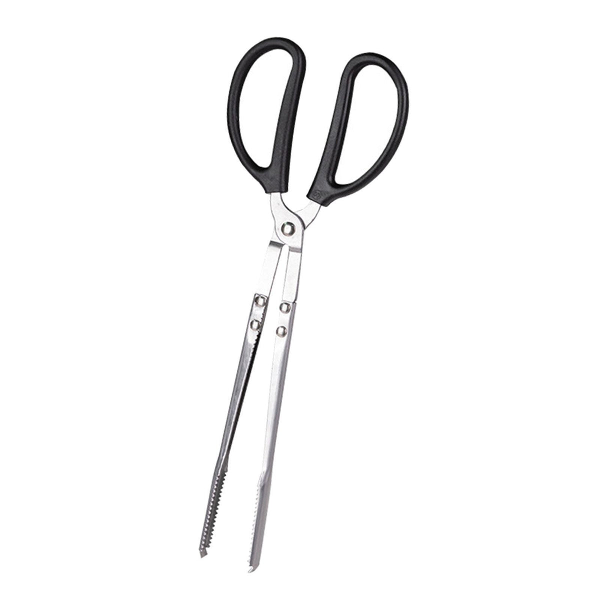 Charcoal Pick up Tool Stainless Steel Scissors Tongs for Picnic Barbecue BBQ