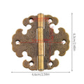 4 Pieces of Rustic Decorative Hinges for Wooden Doors and Cabinet Applications