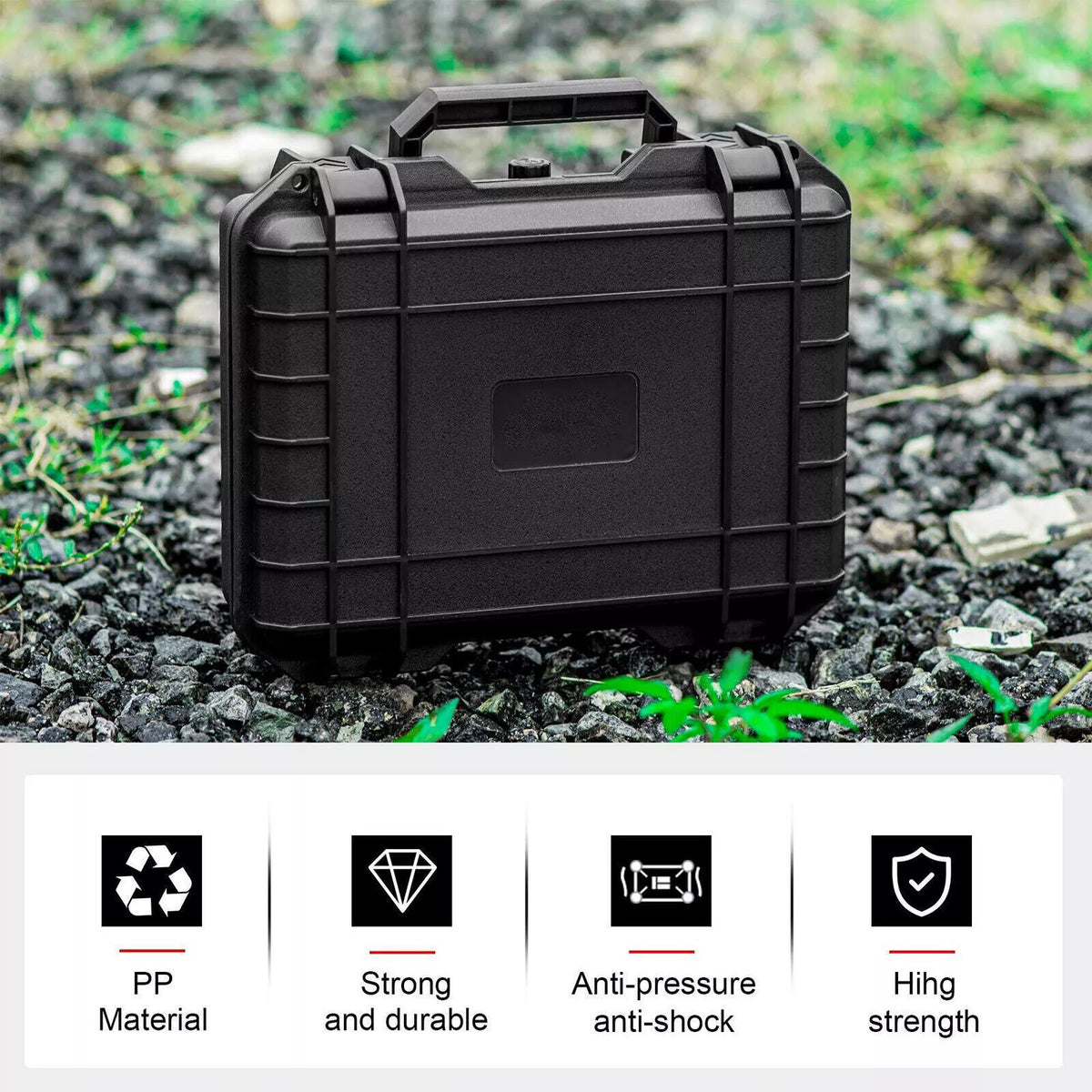 Waterproof Protective Hard Carry Flight Case Camera Equipment Storage Secure Box