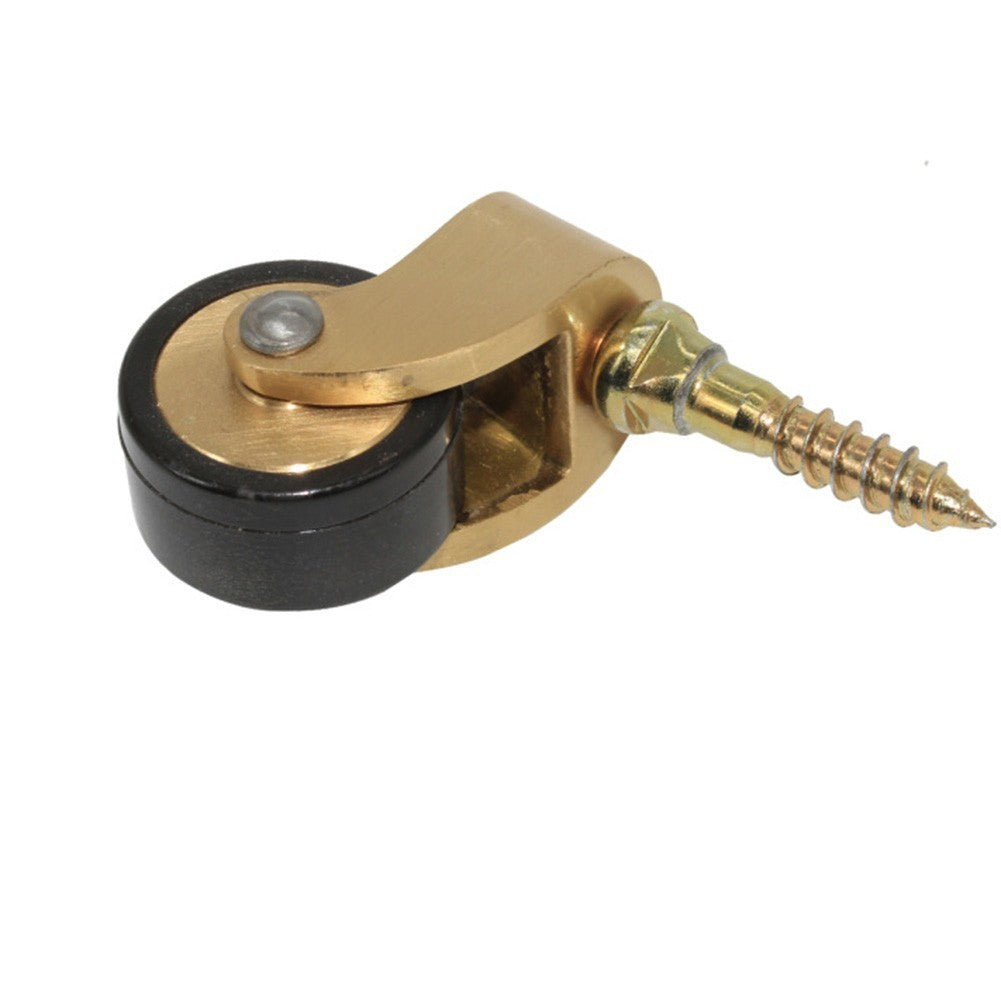 4 Brass Casters 360 Degree Rotation Silent Bearing Heavy Duty Wheels for Sofa.*