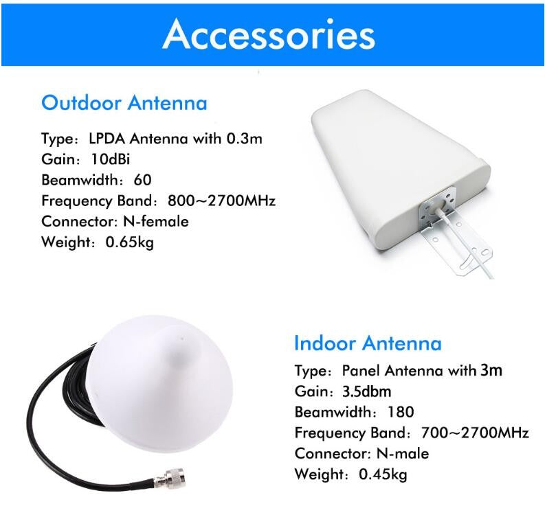 Phone Signal Booster 2G/3G/4G Antenna Repeater Amplifier UK