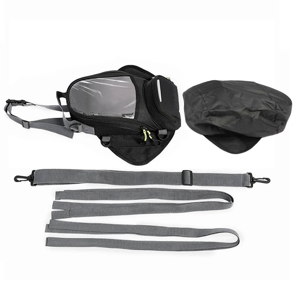 Waterproof Motor Tank Bag Black Oil Fuel Tank Magnetic Motorbike Motorcycle Bag
