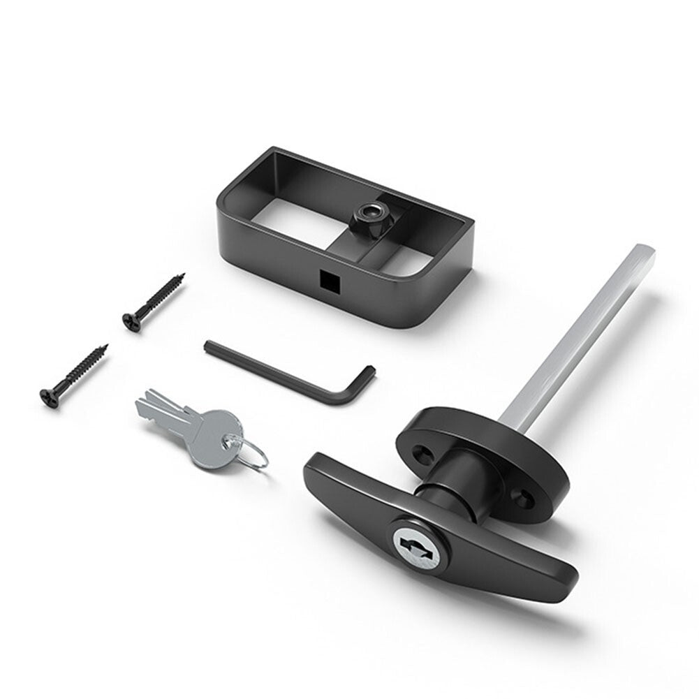 Secure For Shed Door Lock with T Handle and 2 Keys Long lasting Performance