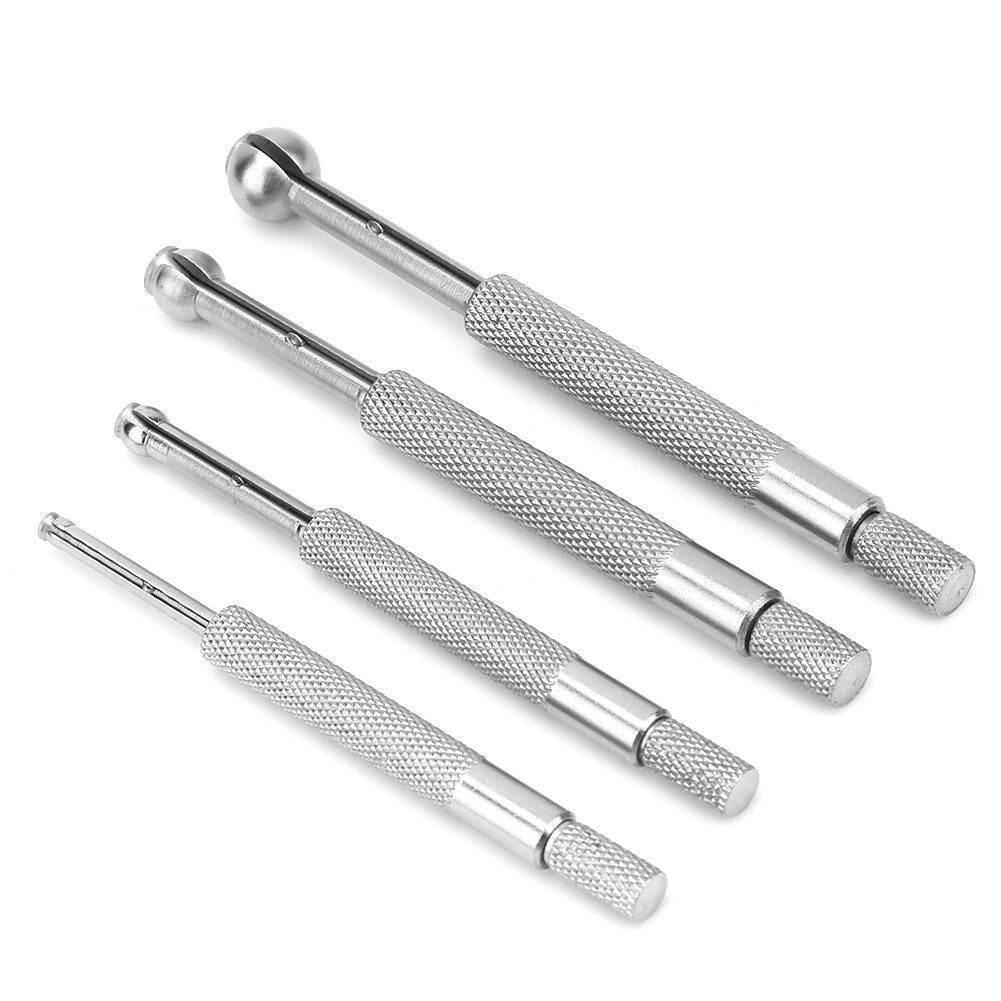 3mm-13mm Small Hole Telescopic Bore Gauge Kit 4 Pieces Full Ball Measuring Gage