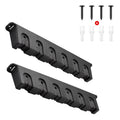 Fishing Rod Rack Vertical Holder Horizontal Wall Mount Boat Pole Stand Storage