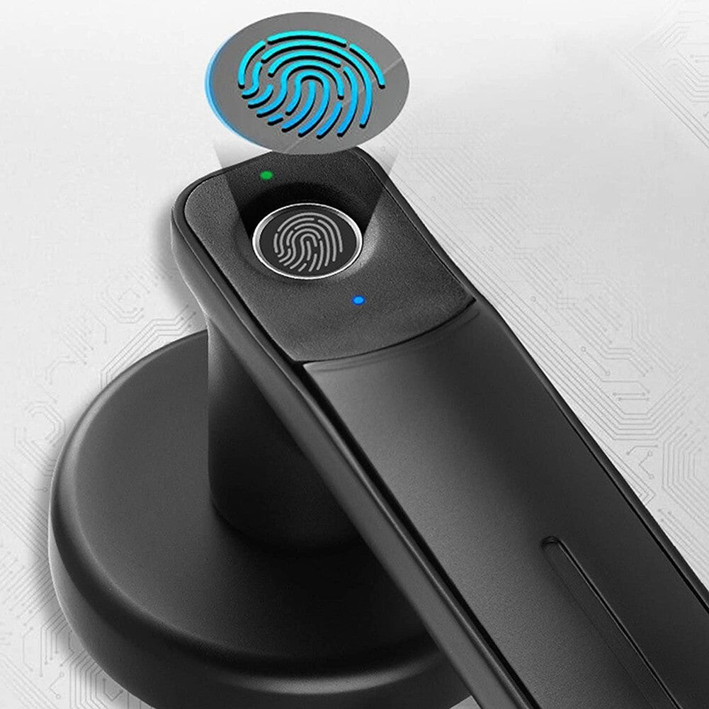 Smart Fingerprint Door Lock Security Electronic Door Lock Biometric Door Handle