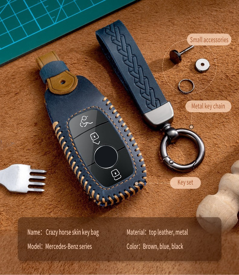 Car Key Fob Case Cover Remote Holder For A C E S Class GLS CLE CLA Accessories