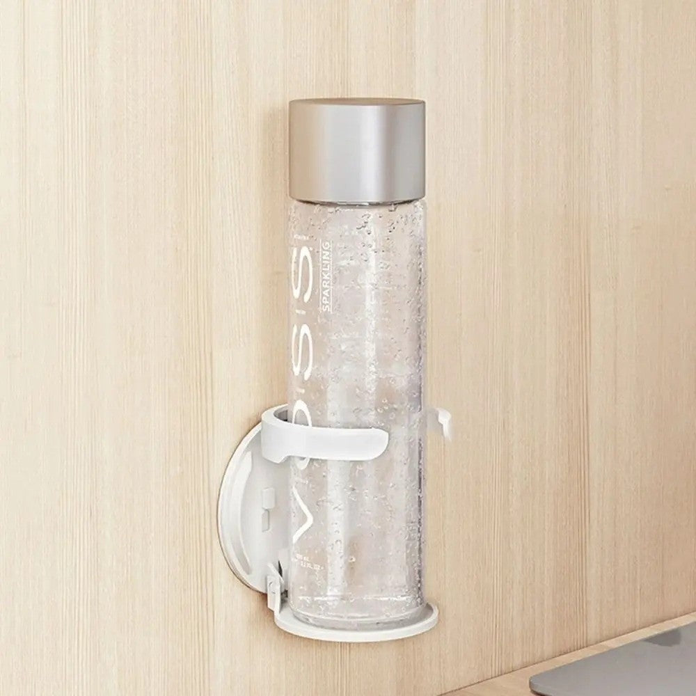 Portable Durable Wall-Mounted Cup Holder Foldable Self-Adhesive Drink Holder
