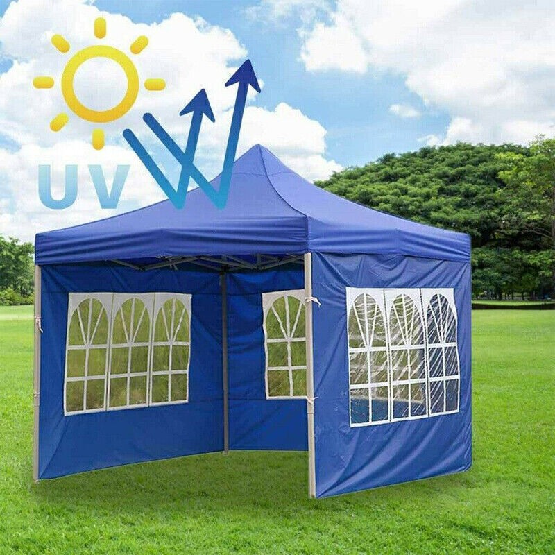 Garden 3x2m Marquee Gazebo, Waterproof Canopy Tent with Side Walls Outdoor