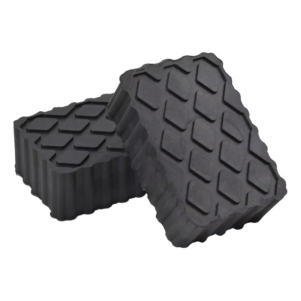 4Pcs 120x80x40 mm Ramp Jacking Rubber Blocks - Universal Scissor Car Lift Pads