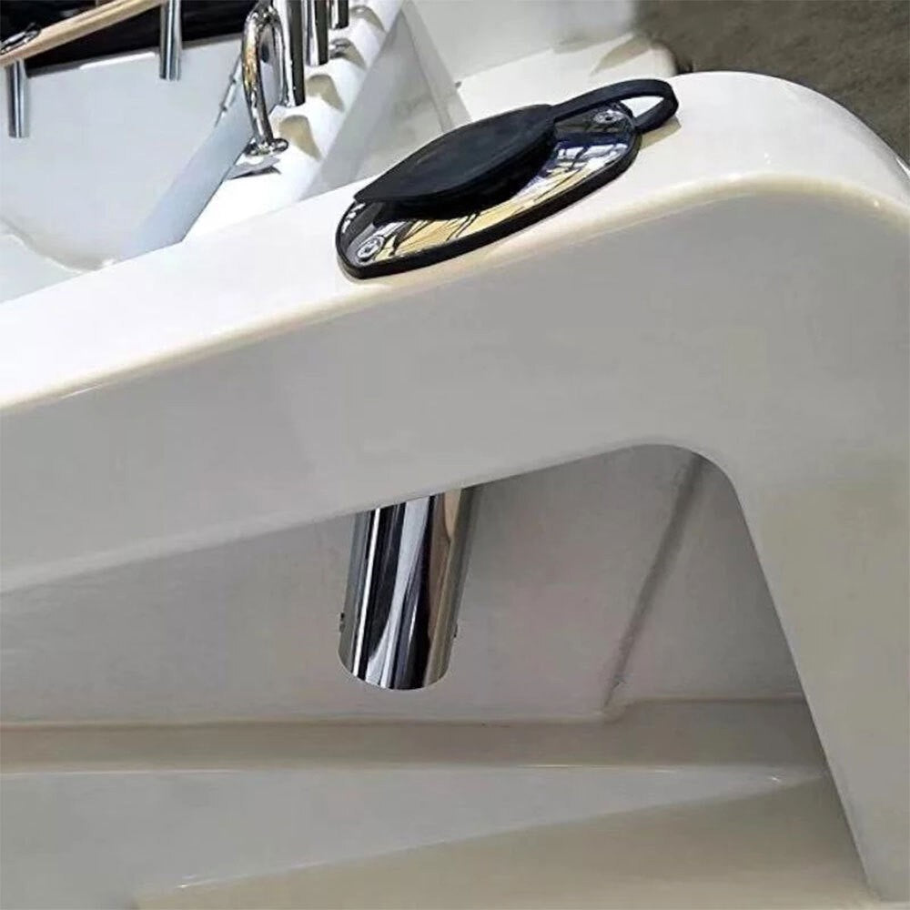 UK 2x Stainless Steel Marine Fishing Rod Holder Flush Mount 30° For Boat/Yacht