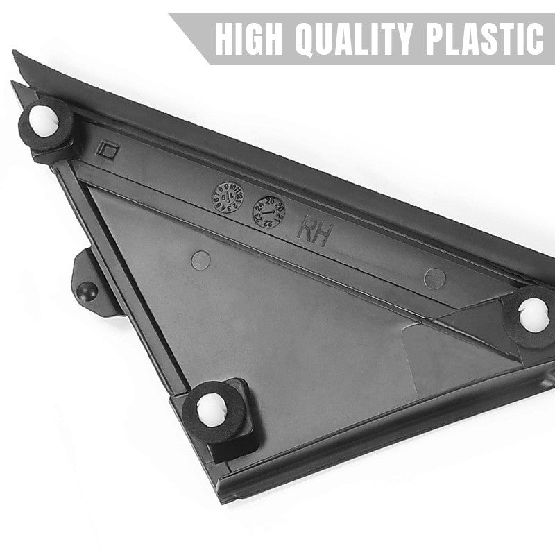 Left+Right Door Side Mirror Quarter Triangle Cover Trim For Fiat 500 2008-2019