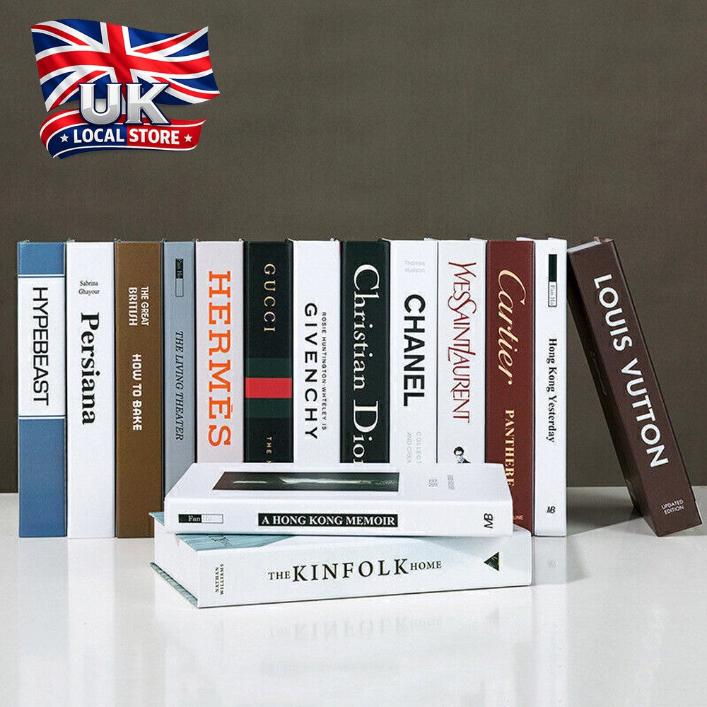 Decor UK Decorative Books , Coffee Table Book, Room, Home Designer Books, Living