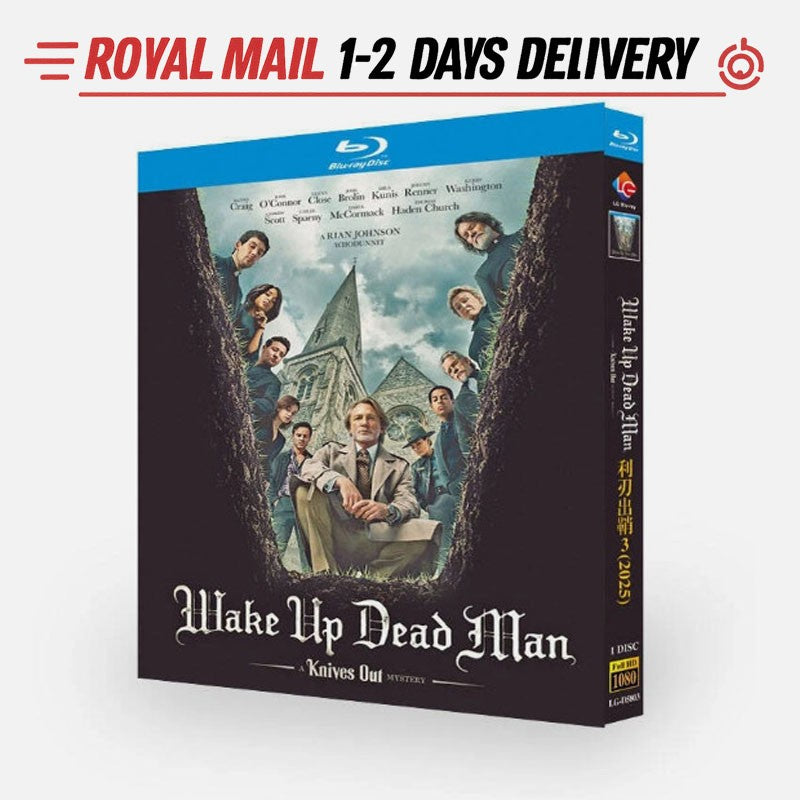 Wake Up Dead Man：A Knives Out Mystery‎‎ (2025)：1-Disc New Box Set Sealed NEW