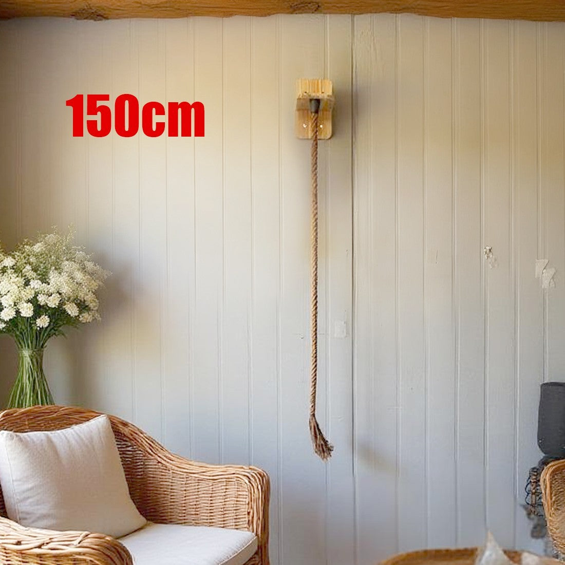 1.5-meter wall-mounted cat scratching rope cat climbing post platform