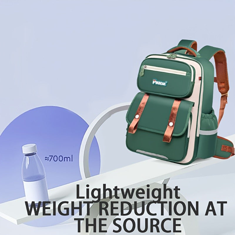 Reflective Waterproof Kids Backpack Lightweight Spine Support for School