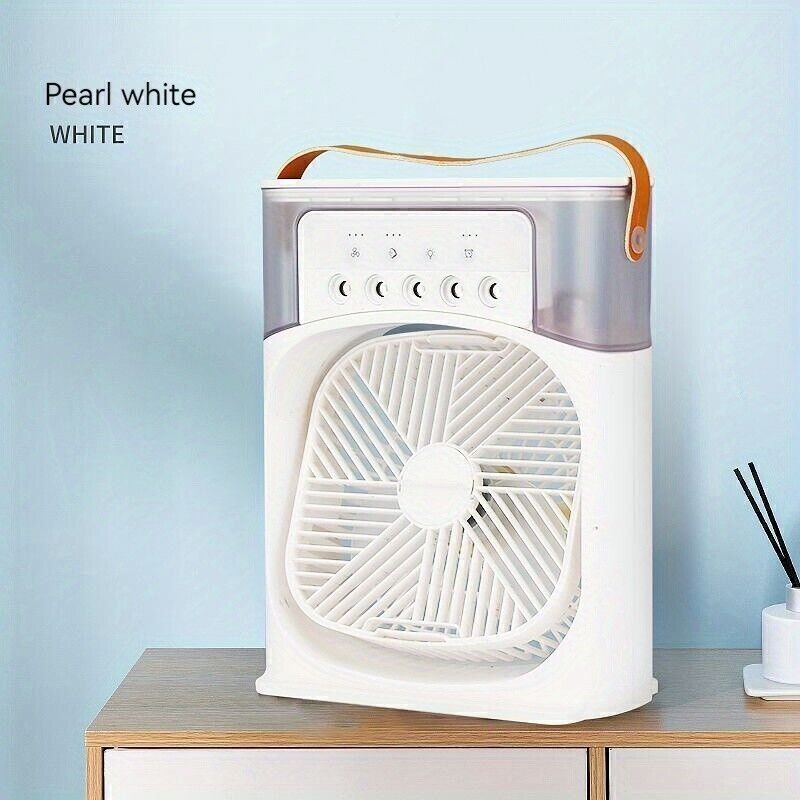 2X Portable Air Cooler Fan Black & White Evaporative AC Humidifier UK