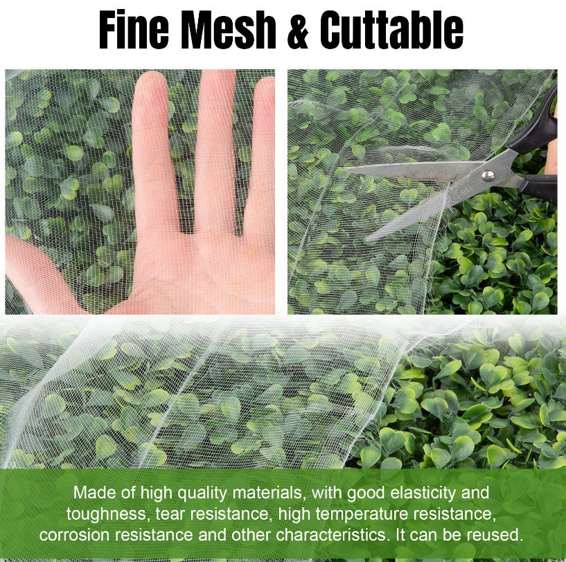 5/10 M INSECT SCREEN NETTING NETS Woven Mesh Anti Fly-Bug Butterfly Garden Net