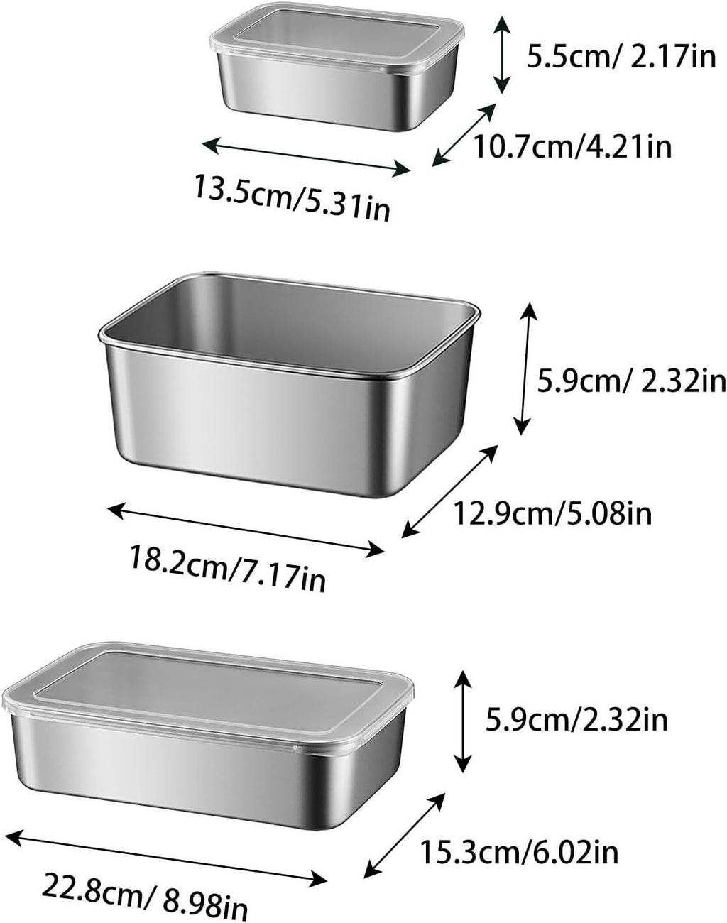 Stainless Steel Baking Pans Cake Pan,Stainless Steel Square Plate With Lid