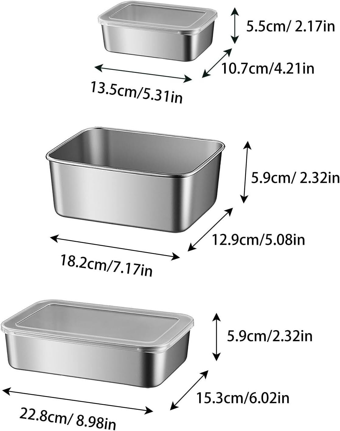 Stainless Steel Baking Pans Cake Pan,Stainless Steel Square Plate With Lid