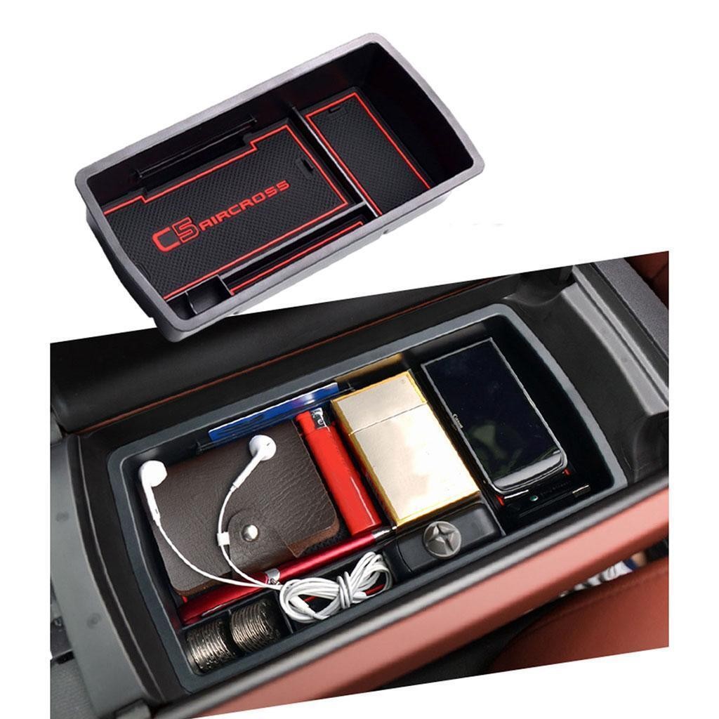 Car Armrest Box Storage Fits for Citroen C5 Aircross Replaces Accessories