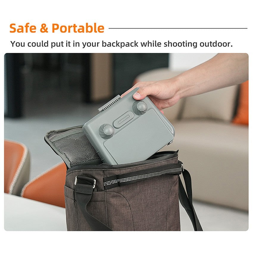 Remote Control Storage Case with Light-Blocking Cover Sunhood for DJI RC 2/1