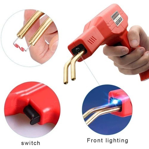 Hot Stapler Plastic Welder Gun Car Bumper Fender Repair Welding Kit with Staples