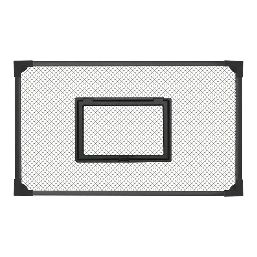 Fish Tank Lid Self Assembly Anti Jump Net Cover Magnetic Black Aquarium Hood