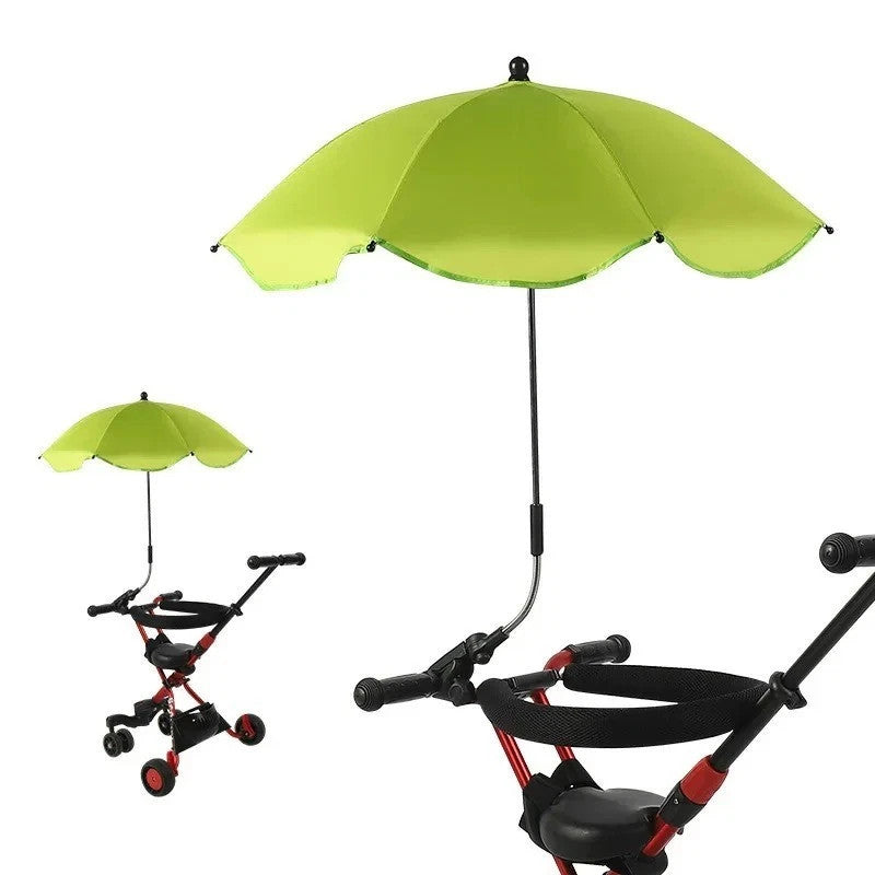 Clip on Umbrella for Stroller Beach Chair Umbrella with Clamp Adjustable