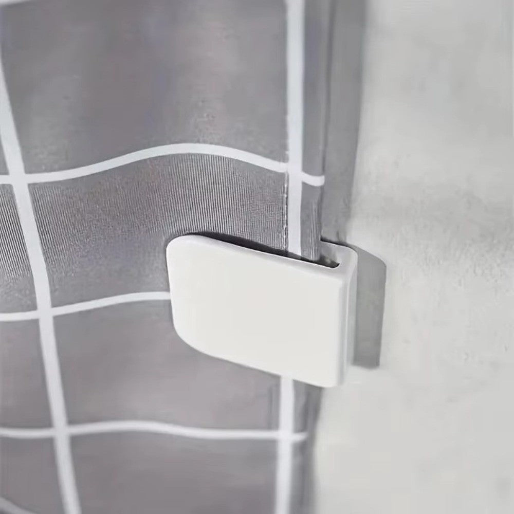 4Pcs ABS Shower Curtain Clips Windproof Wind Fixed Hook  Bathroom