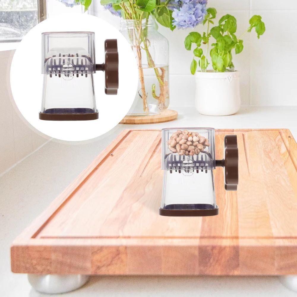 Manual Nut Grinder Hand Crank Nut Chopper Nut Shredder Almond Walnut Crusher