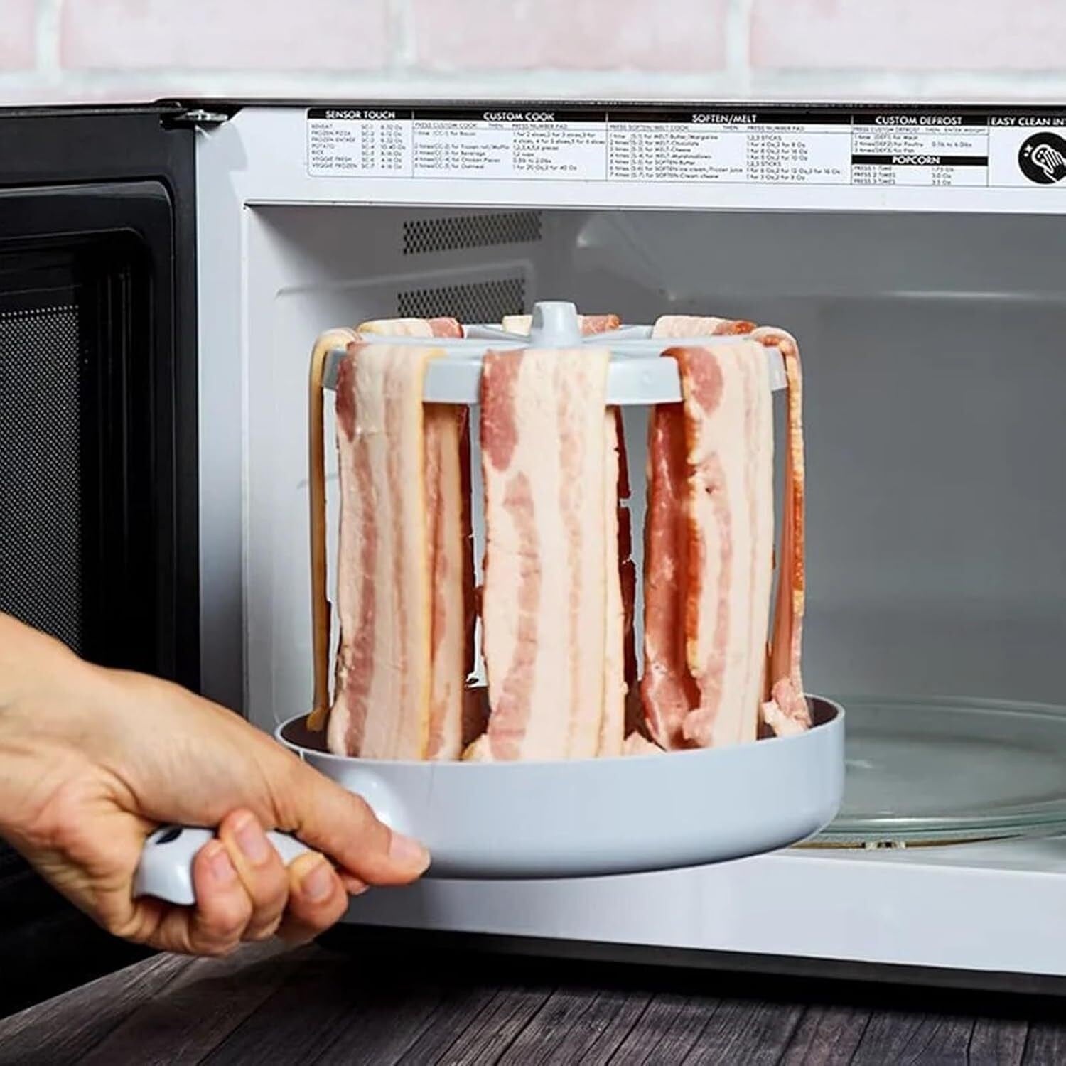 Microwave Barbecue Grill, Bacon Wizard Microwave Crispy Bacon Maker 🔥