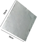 500x700mm Embossed Aluminium Heat Shield Motorsport Rally Sheet Material UK