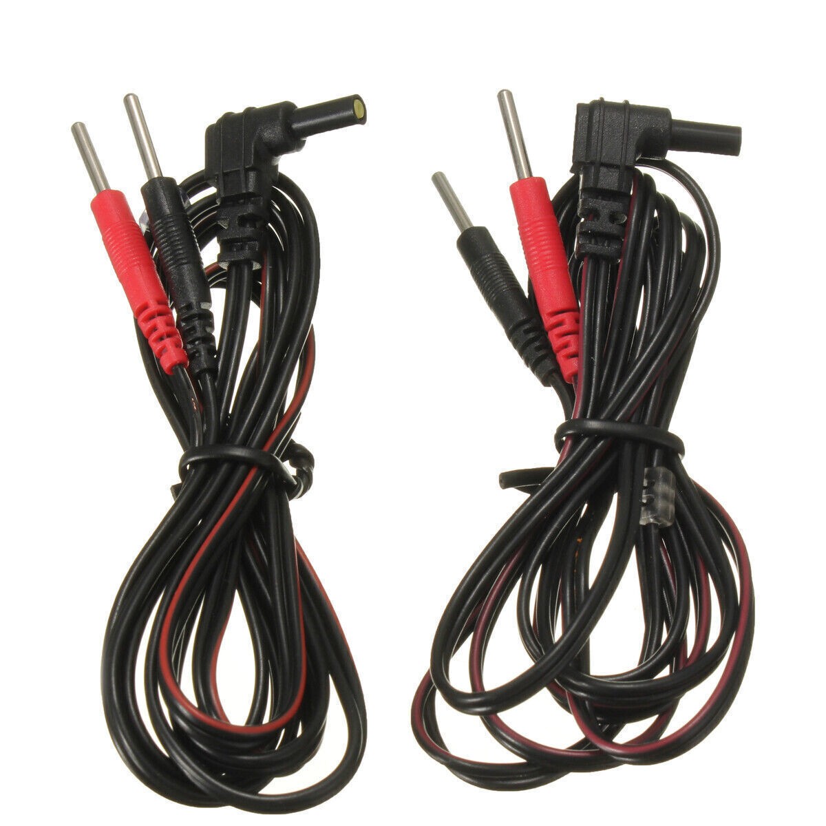 For Tens / Ems Machine Electrode Lead Wires Cables Standard Connection Plug x4