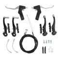 6PCS V Brake Complete Sets Front Rear Lever kit BMX MTB Bike Bicycle Brake Set-